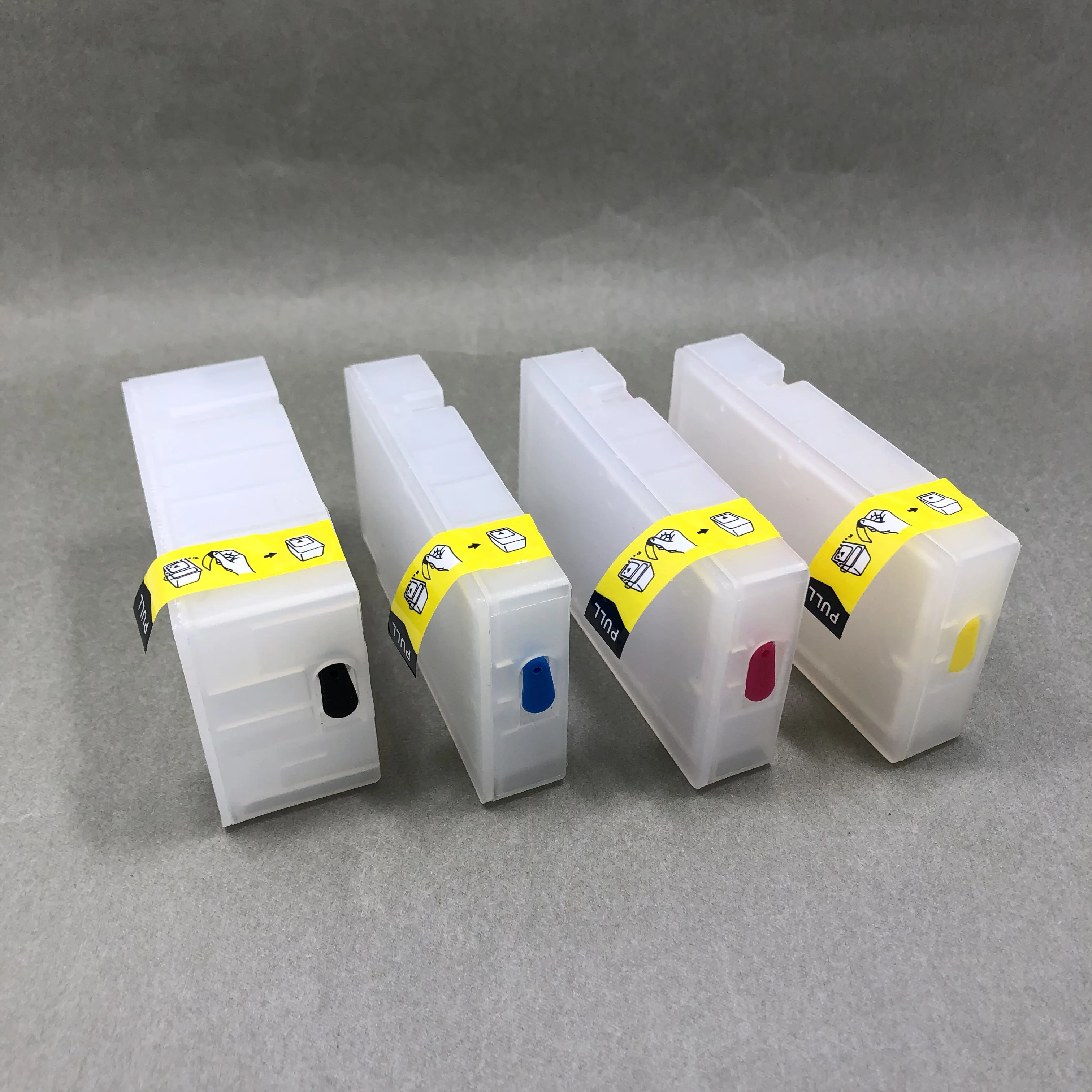 YOTAT 4×100ml Pigment Ink + 4Pcs Empty Refillable Ink Cartridge for Canon PGI-1200 PGI-1300 PGI-1400 PGI-1500 PGI-1600 PGI-1900