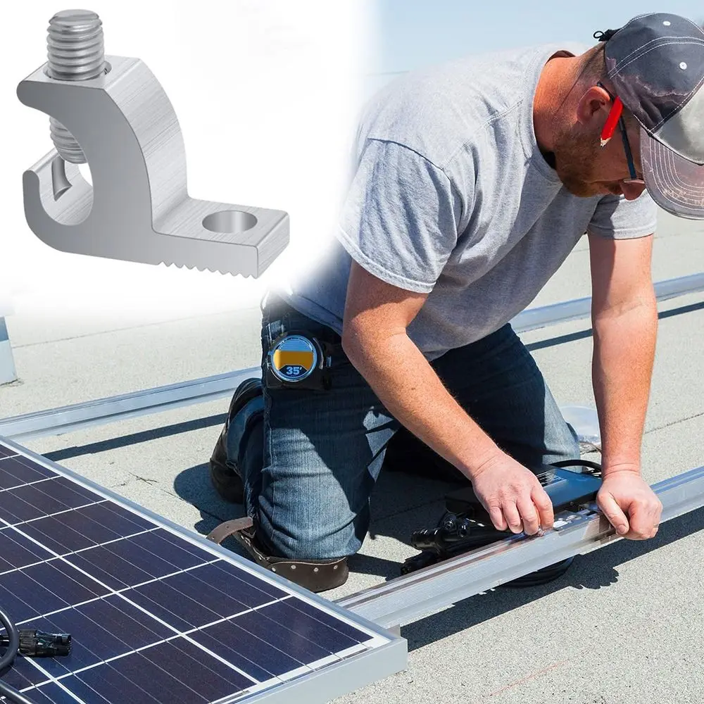 Electrical Connector Aluminium Lay-in Connector 304 SS Screws 4-14 Wire Range Bonding Lug Lay in Lugs
