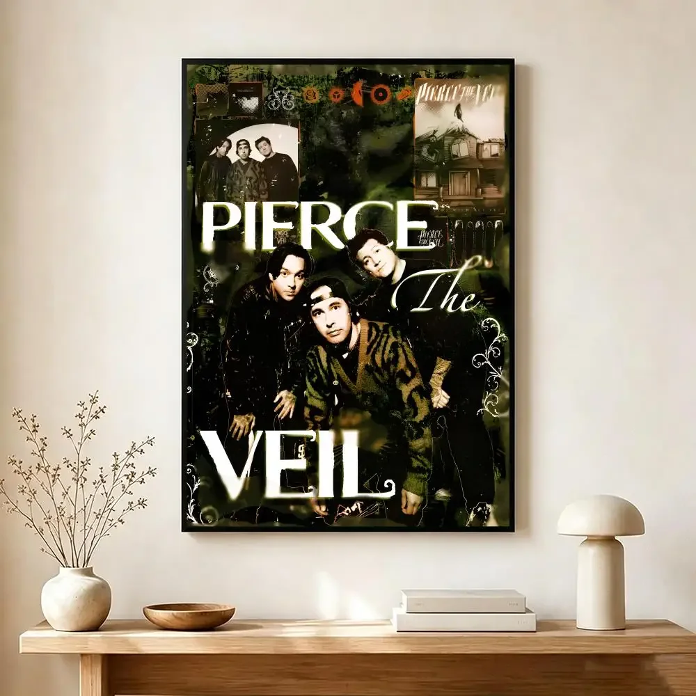Rock Band P-Pierce the Veil Poster Wall Art Print Decorative Mural Home Decor Gift Unframed