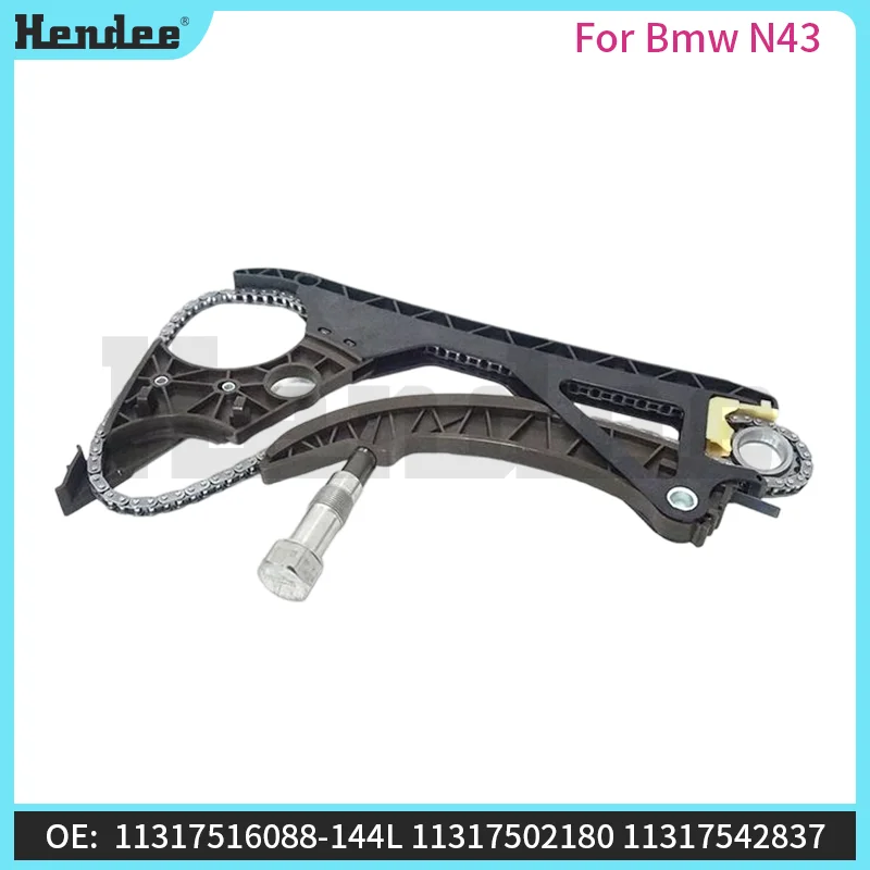 

Комплект цепи ГРМ для BMW N43, высококачественные автозапчасти, OE: 11317516088-144L, 11317502180, 11317567680, 11317542837