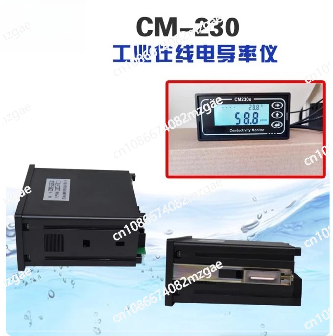CM-230S Online Conductivity TDS Meter for Pure Water Monitoring, Suitable for Various Electrode Instruments and Water Testing