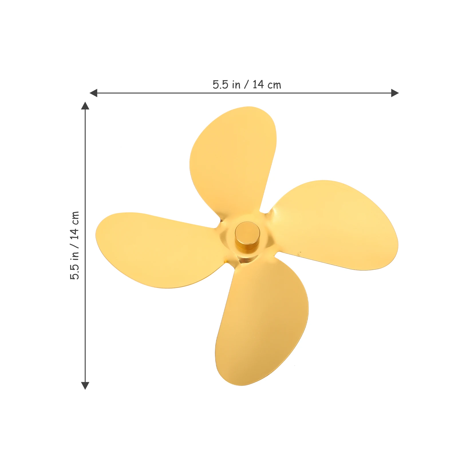 Aluminum Alloy Stove Fan Blades Silent Heat Powered Fireplace Parts Long Lasting High Temperature Resistant Excellent