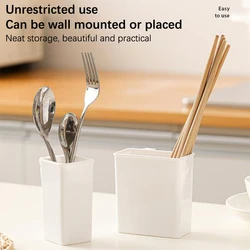 Tableware Tube Hanging Organizer Metal Kitchen Accessories Cutlery Holder Spoon Fork Chopsticks Tableware Draining Rack Kitchen