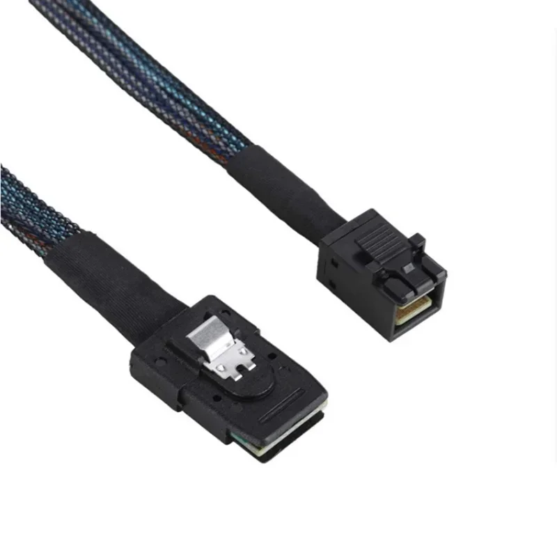 MINI SAS 8643 To SFF 8087 HD Built-in Server Data Cable Mini-sas HD SFF-8643 Data Server Hard Disk Raid Cable 50cm 100cm 200cm