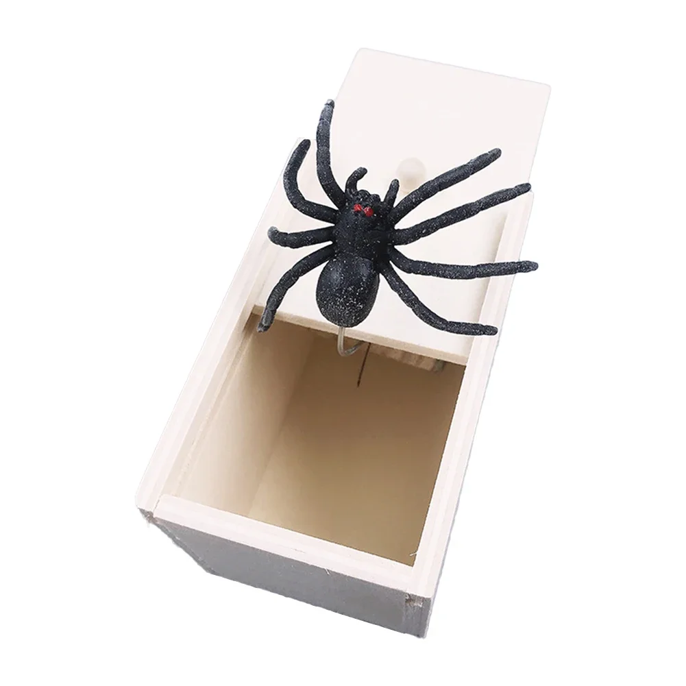 Motion-activated Spider Halloween Spider Box Halloween Party Reusable Spider Toy Unexpected Movements Firm Build