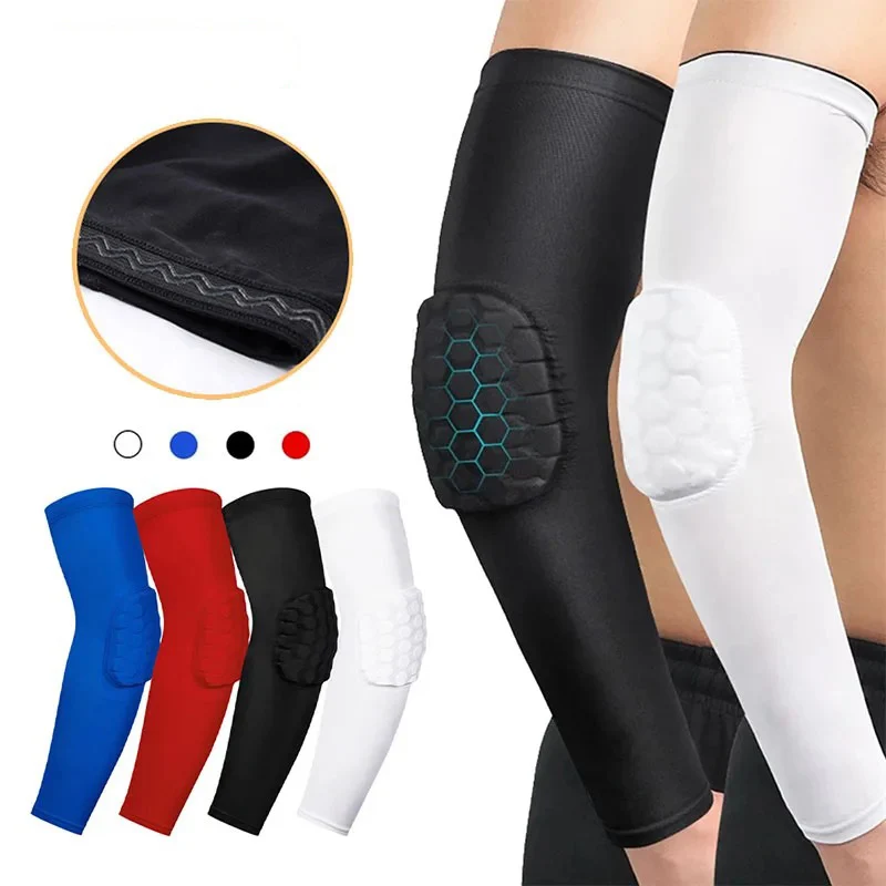 1Pcs Arm Elbow Sleeves for Youth Adult,Honeycomb Non-Slip Crashproof Arm Elbow Brace Pad for Sports Football Basketball Shooting