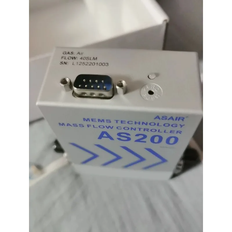 AS200B Aluminum Alloy MFC High Precision Gas Mass Flow Controller Air Micro Flow Measurement Instrument
