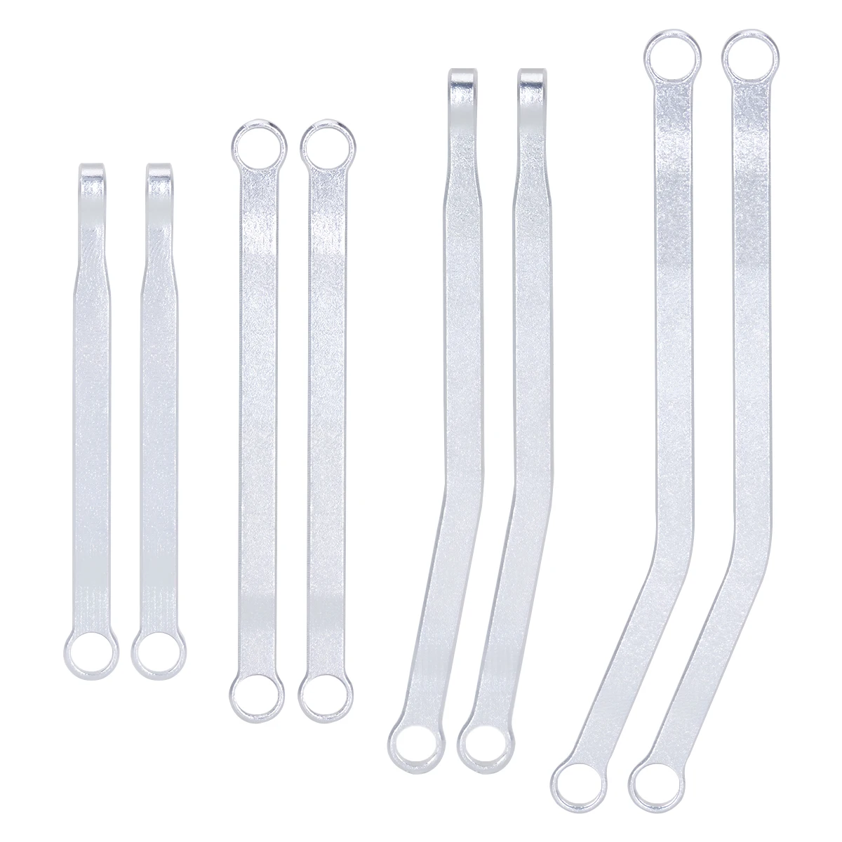 BOGIRC Aluminum Skid Link Rods High-Clearance for 1/30 Axial SCX30 AXI-2048 / Jeep Wrangler AXI-2261 Cars Upgrade Model Parts