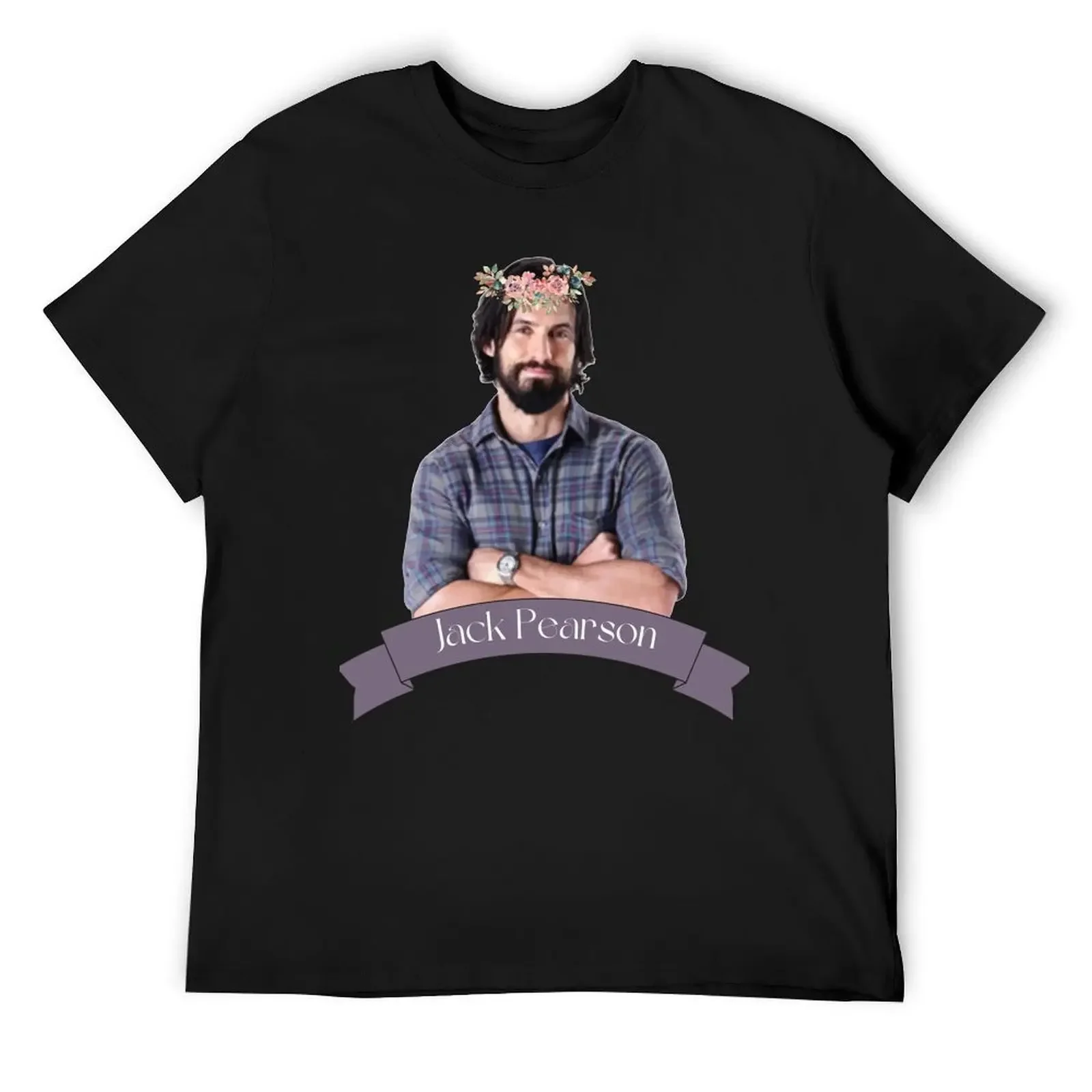 Jack Pearson with a tiara - This is Us T-Shirt animal prinfor boys shirts graphic tees sweat shirts, men