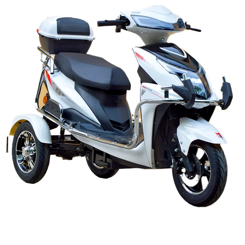 New Electric Tricycle Household Adult Scooter 72V Three-wheeled Electric Vehicle Battery Car To Pick Up Children Climbing