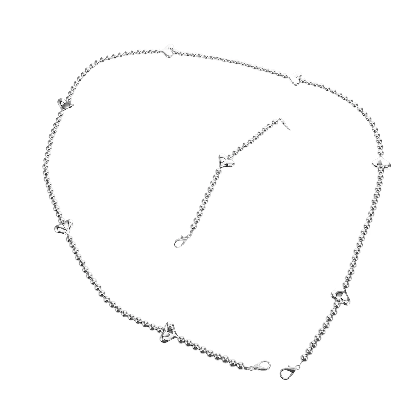 

2pcs Megaphone Strap Accessories Voice Amplifier Belt Clip On Lightweight for Tour Heart Chain Design Phone