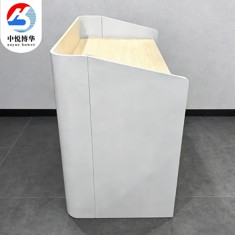for School Classroom Steel Wood Multimedia Podium Smart Training Institution Teacher Lecture Table Large Middle Primary
