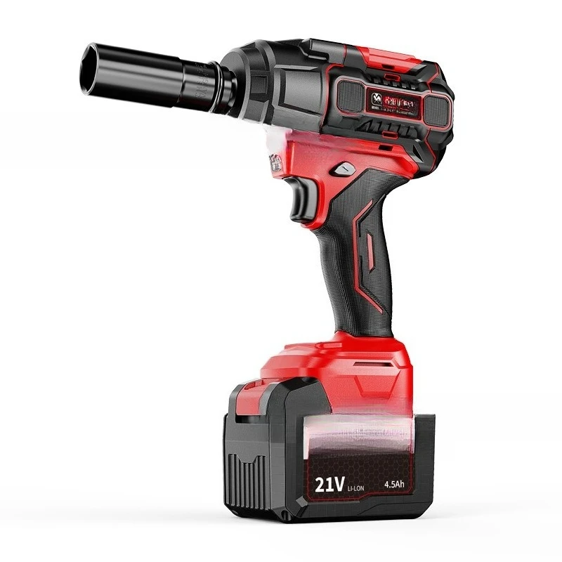 

21V Brushless Electric Wrench Lithium Battery Power Impact Handheld High Torque Wrench