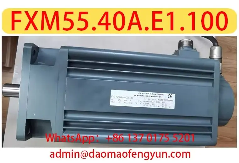 Original Genuine FXM55.40A.E1.100 Used Servo Motors，Fast shipping