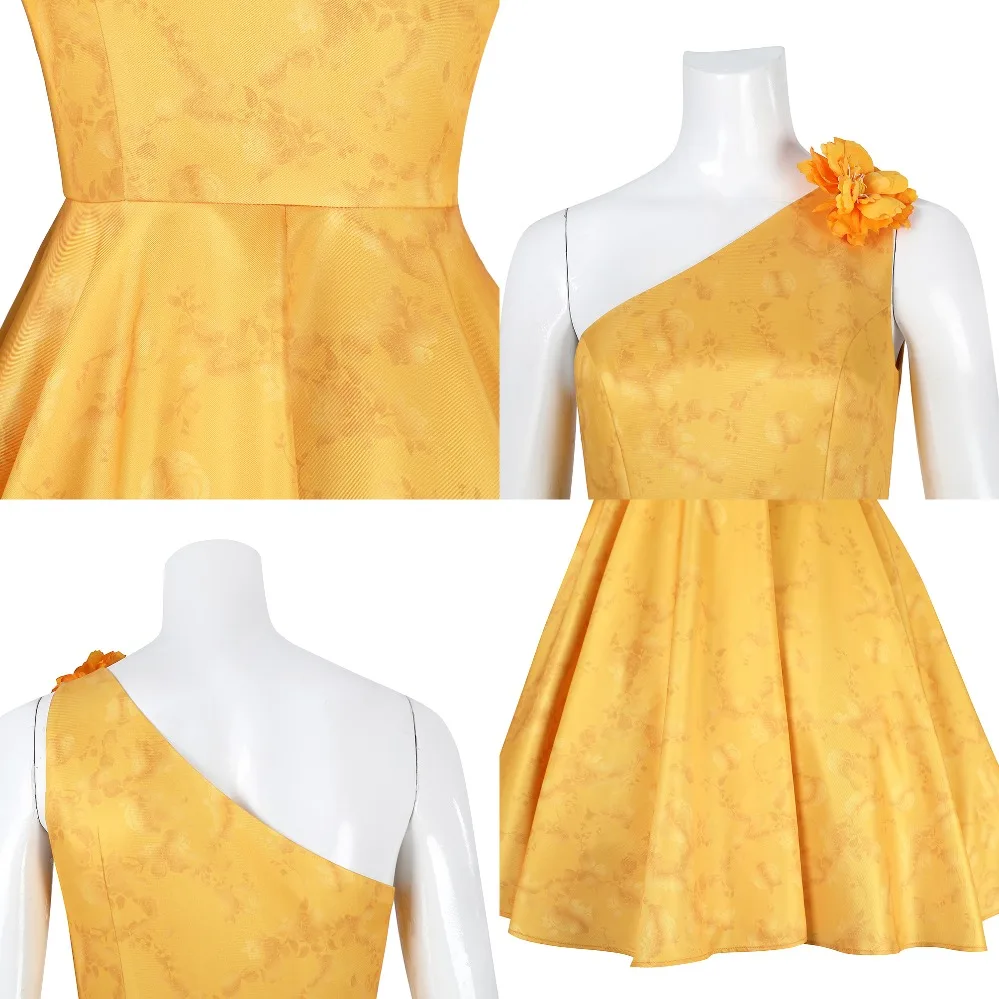 Judy Bunny Abito Cosplay per Donna Cosplay Anime Giallo Judy Abito Floreale Uniforme della Polizia Costume Carnevale Festa di Compleanno