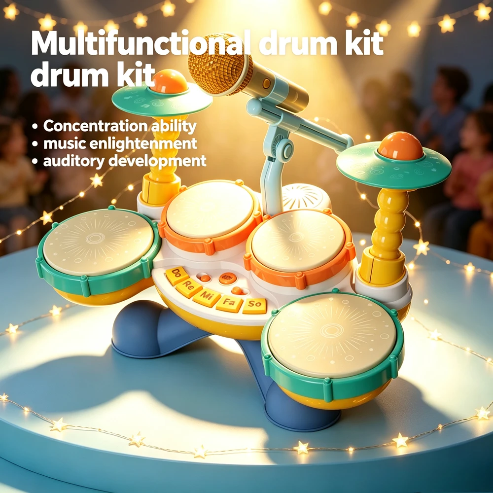multifunctional-music-drum-kit-early-education-musical-instrument-toy-with-microphone-music-and-multiple-play-modes