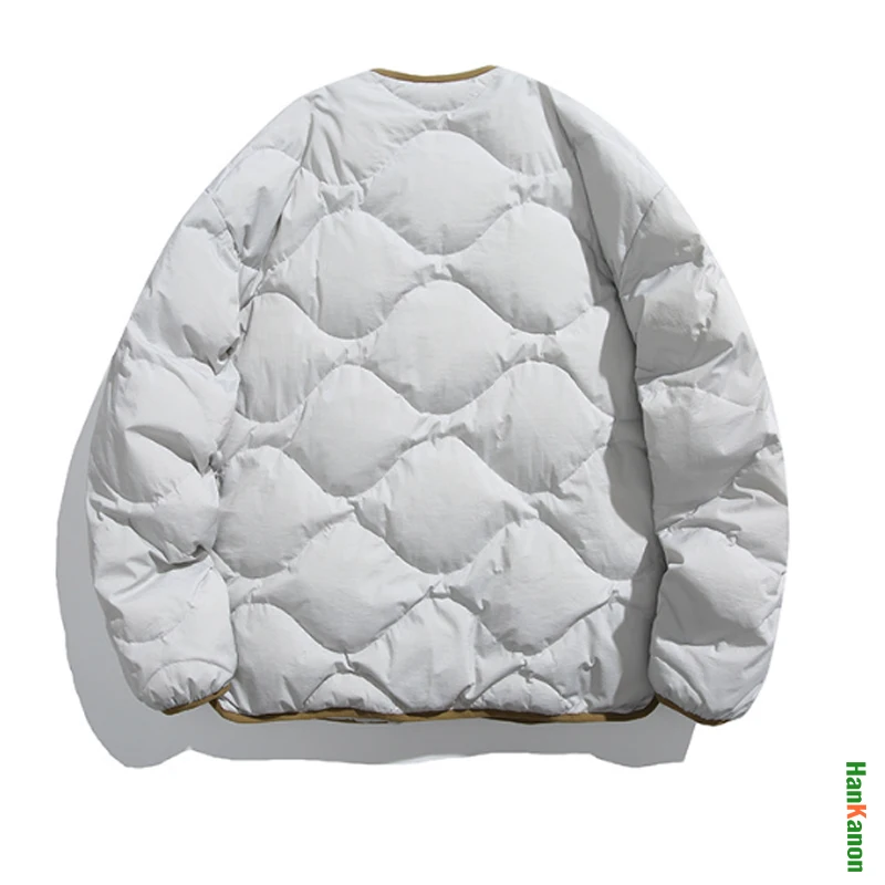 Japanese Retro Collar - Less Short Puffer Coat | Lightweight Quilted Workwear Down Jacket for Men & Women - Just