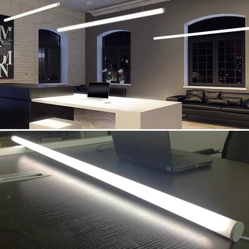 Imagem -06 - Circular Led Alumínio Perfil Canal Difusor Linear Bar Light Long Strip Pendant Lâmpada Tubos Home Room Iluminação Decorativa