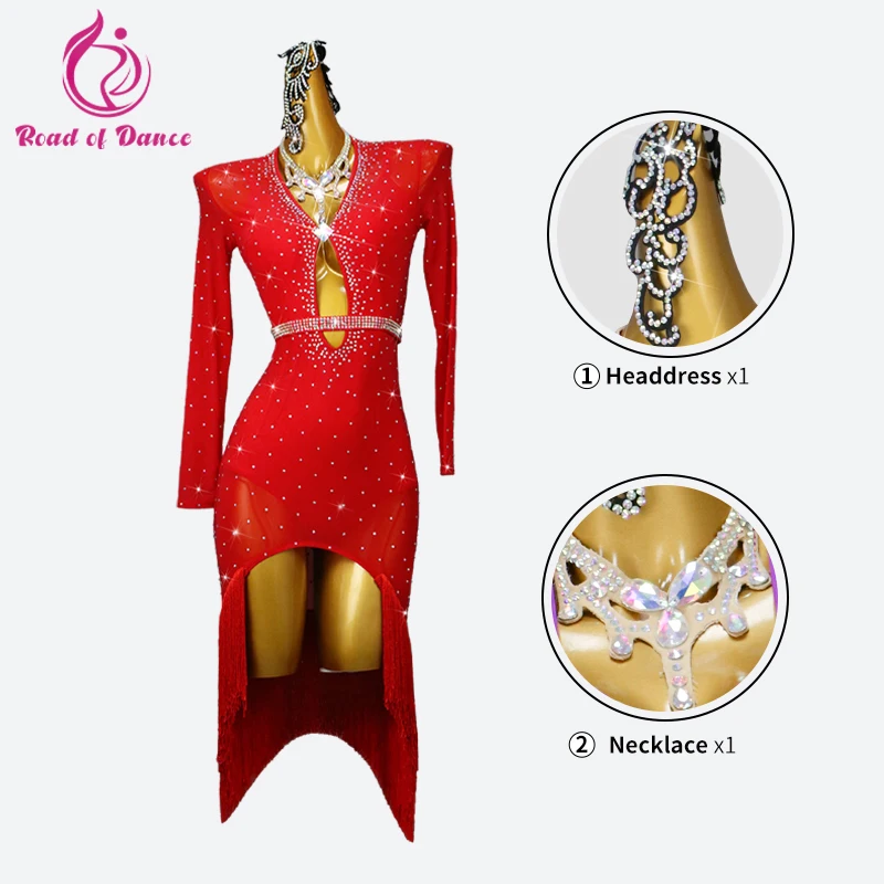 Nouvelles robes de danse latine femmes compétition jupe à franges filles vêtements Sexy Samba Midi Costume femme Cabaret tenues de scène de bal