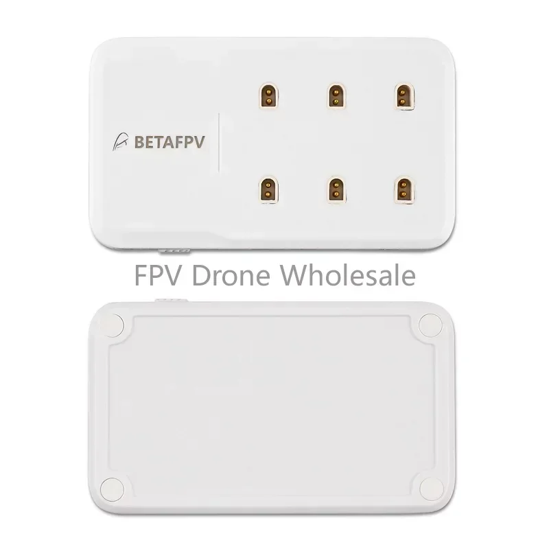

BETAFPV 6 Ports 1S Battery Charger 30W Power Adapter Lipo-Battery Type-C Charger BT2.0&PH2.0 FPV Cetus Racing Drone Accessories