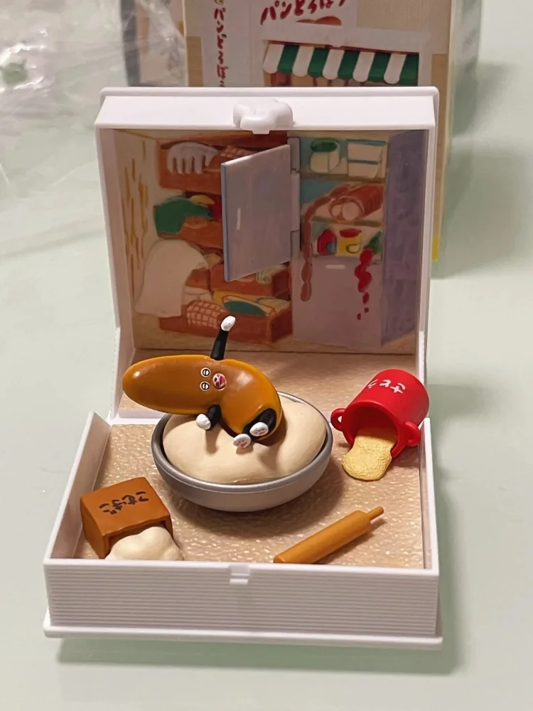 레멘트 미니어처 브레드 티프 장면 놀이용 블라인드 박스 트렌디한 데스크탑 장식 그림책 세계에서의 신상품