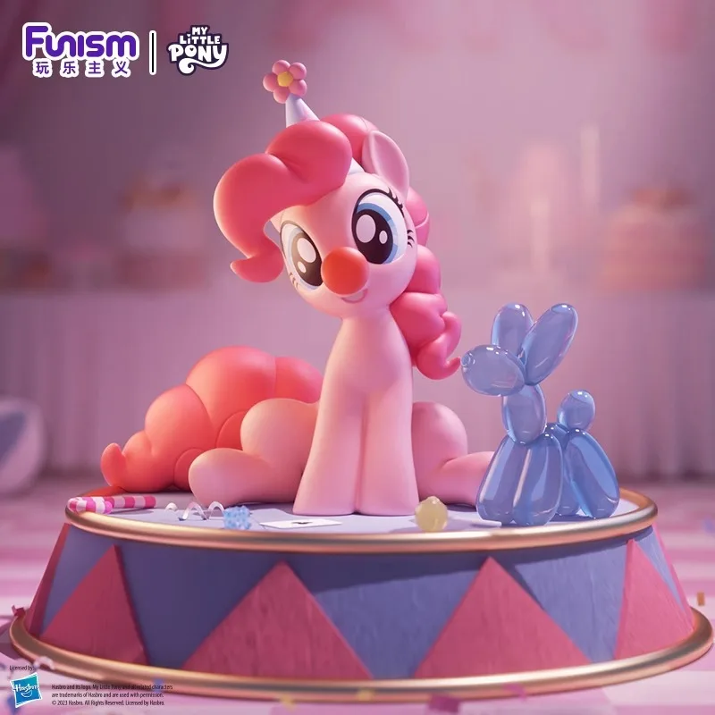 정품 마이 리틀 포니 파티 타임 시리즈 블라인드 박스 패션 절묘한 만화 애니메이션 피규어 귀여운 데스크탑 장식 깜짝 장난감