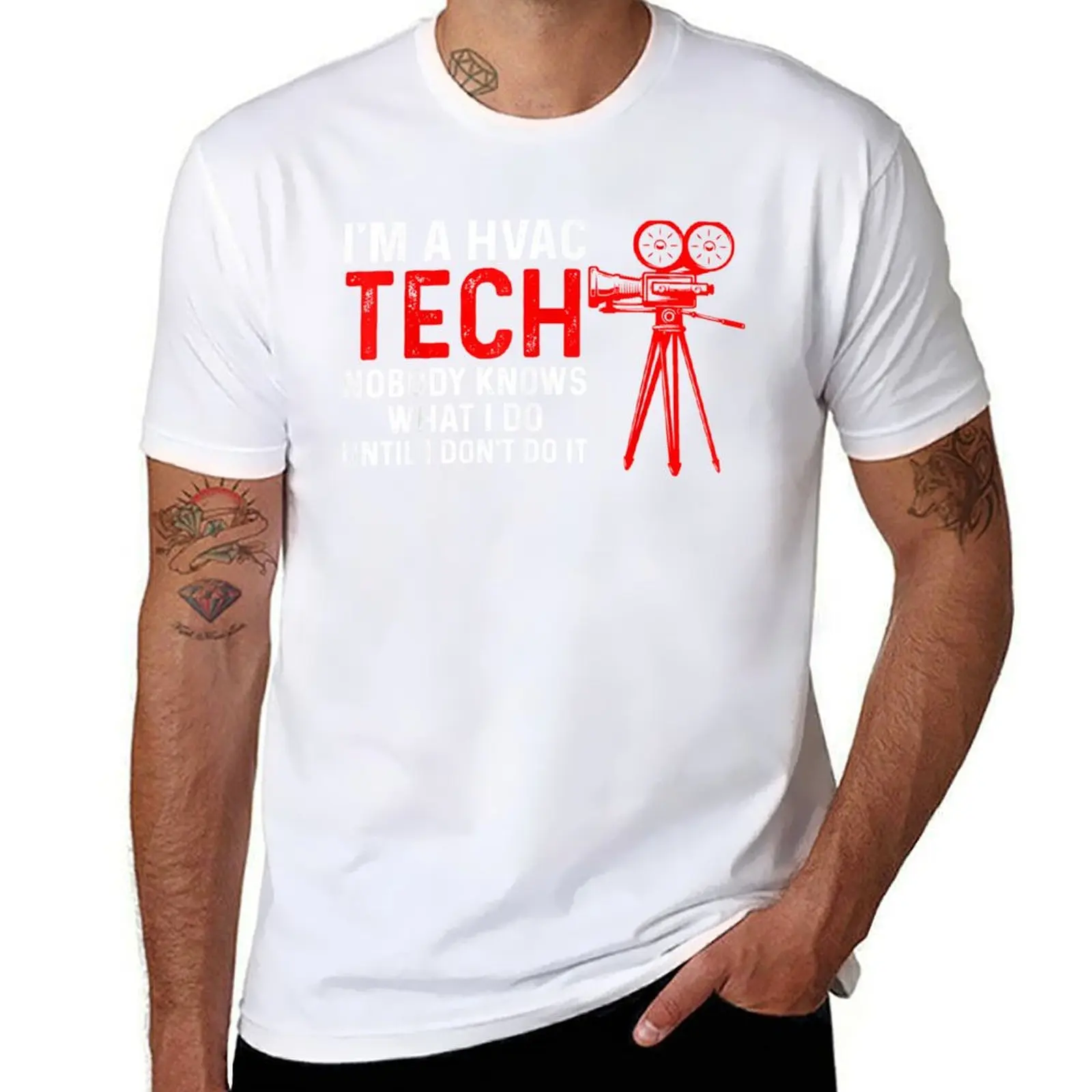 

I'm A Hvac Tech Hvac Workers Hvac Tech T-Shirt man t shirt heavy cotton t shirts for man cotton T-Shirt