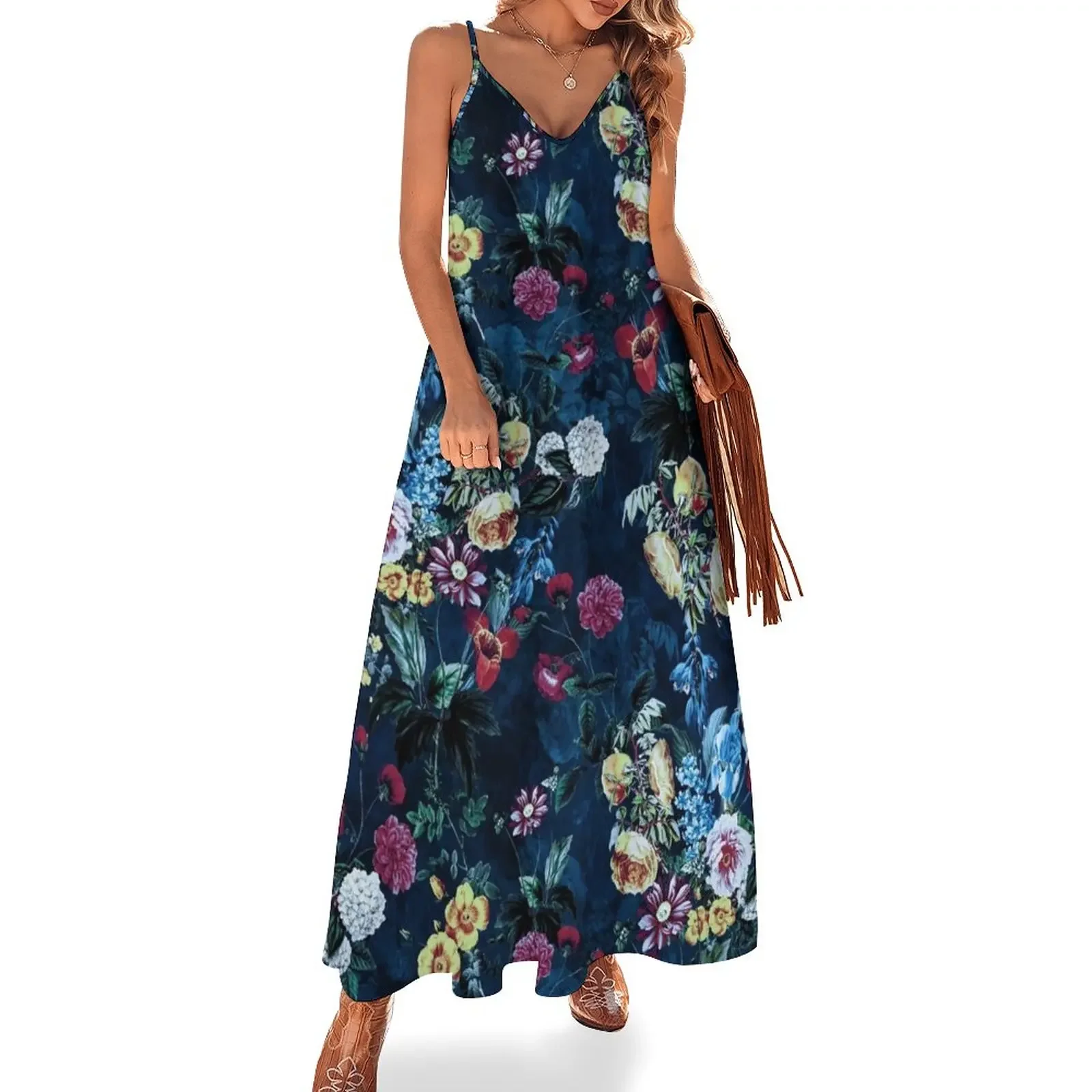 

Night Garden XVI Sleeveless Dress Casual dresses african dresses for woman Dress
