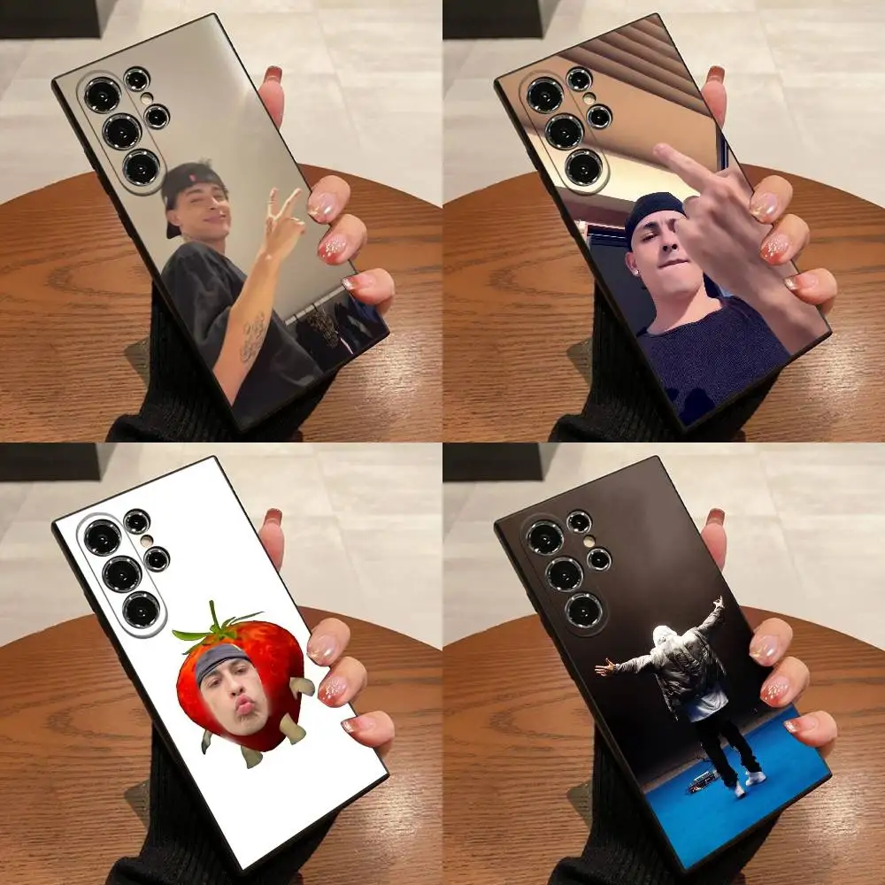 

T-Trueno Atrevido EN VIVO Phone Case For Samsung S22,S24,S20,S25,S23,S30,S21,Ultra,Plus,5G ,Fe,Lite Black Cover