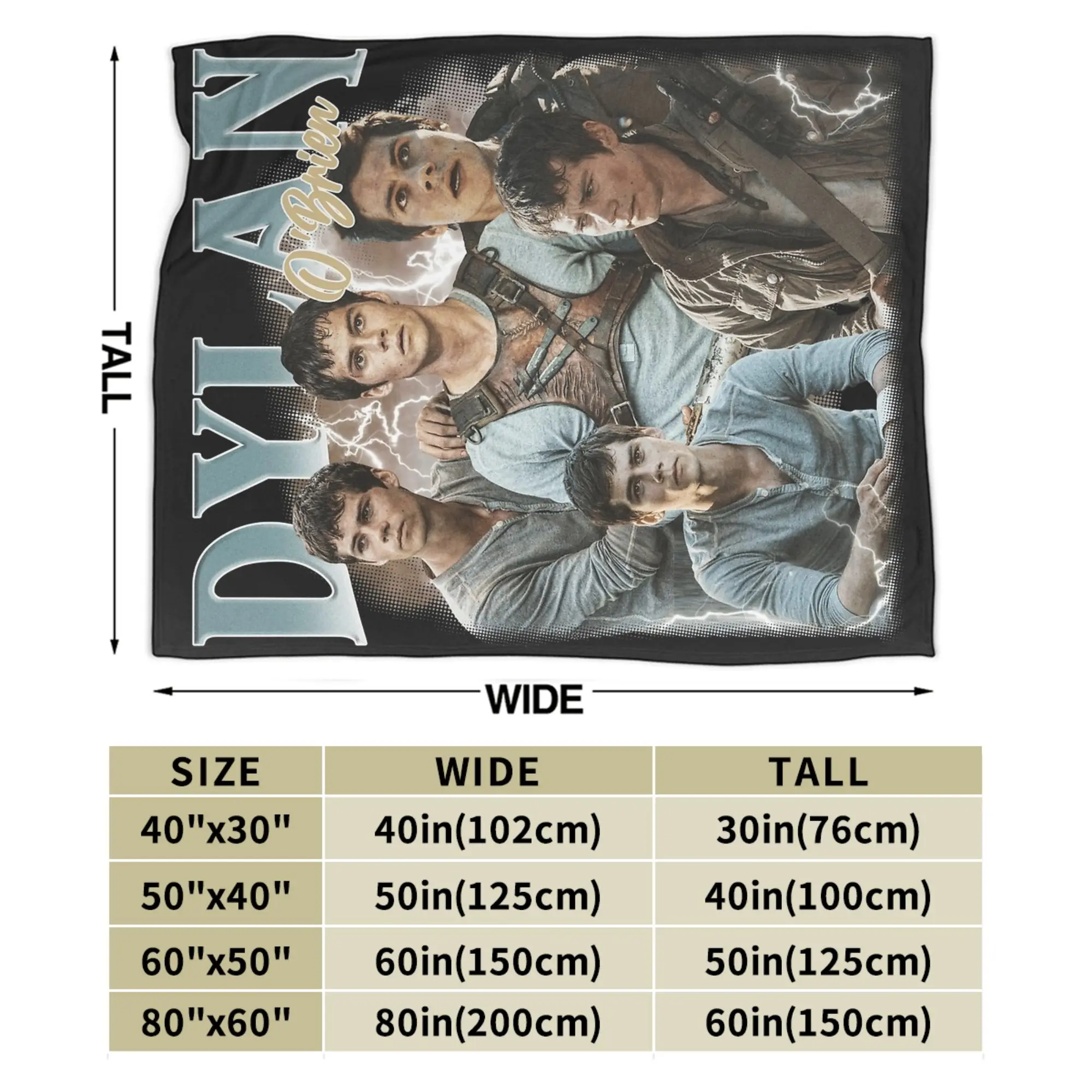 خمر ديلان أوبراين متاهة عداء أوبراين البطانيات الفانيلا الشتاء سوبر لينة رمي بطانية ل أريكة المفرش في الهواء الطلق #3