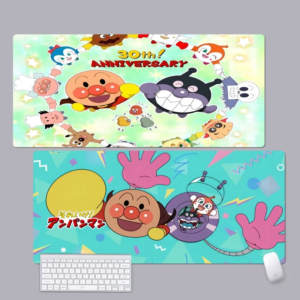 Children Anpanman Anime Beautiful Large Gaming Mousepad L XL XXL Gamer Mouse Pad Size For Game Keyboard Pad For Gamer