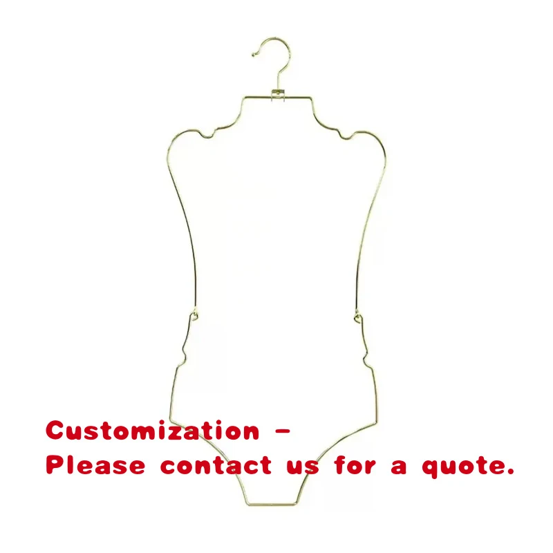 custom.New-border Swimsuit Hanger Bikini Hanger Metal Foldable Set Hanger Clothing Display Rack JSYJ Model