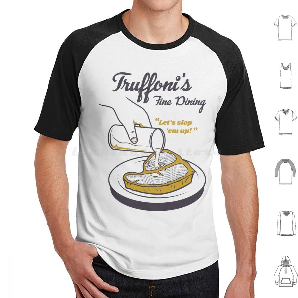 Sloppy Steaks At Truffoni _ S T Shirt Big Size 100% Cotton I Think You Should Leave Itysl Tim Robinson Comedy Funny Sloppy