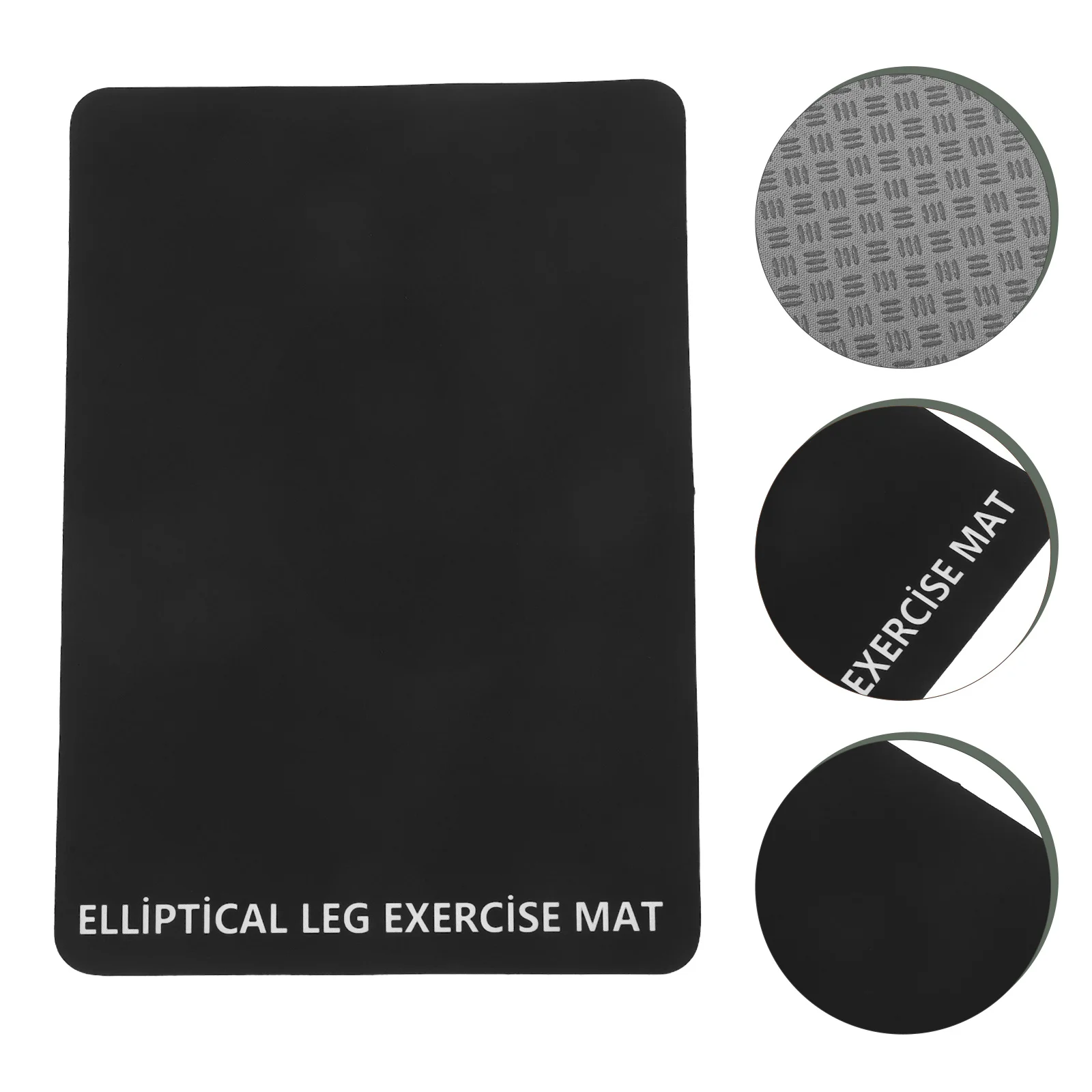 

Black Noise Absorbing Treadmill Mat Anti-Slip Shock Absorbing PU Mat Vibration Dampening Floor Pad for Fitness Equipment