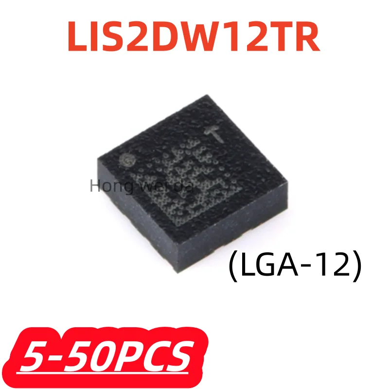 5-50Pcs/lot 100% New LIS2DW12TR LGA-12 LIS2DW12 3-axis Femto Accelerometer IC SMD MEMS Digital Output Motion Sensor