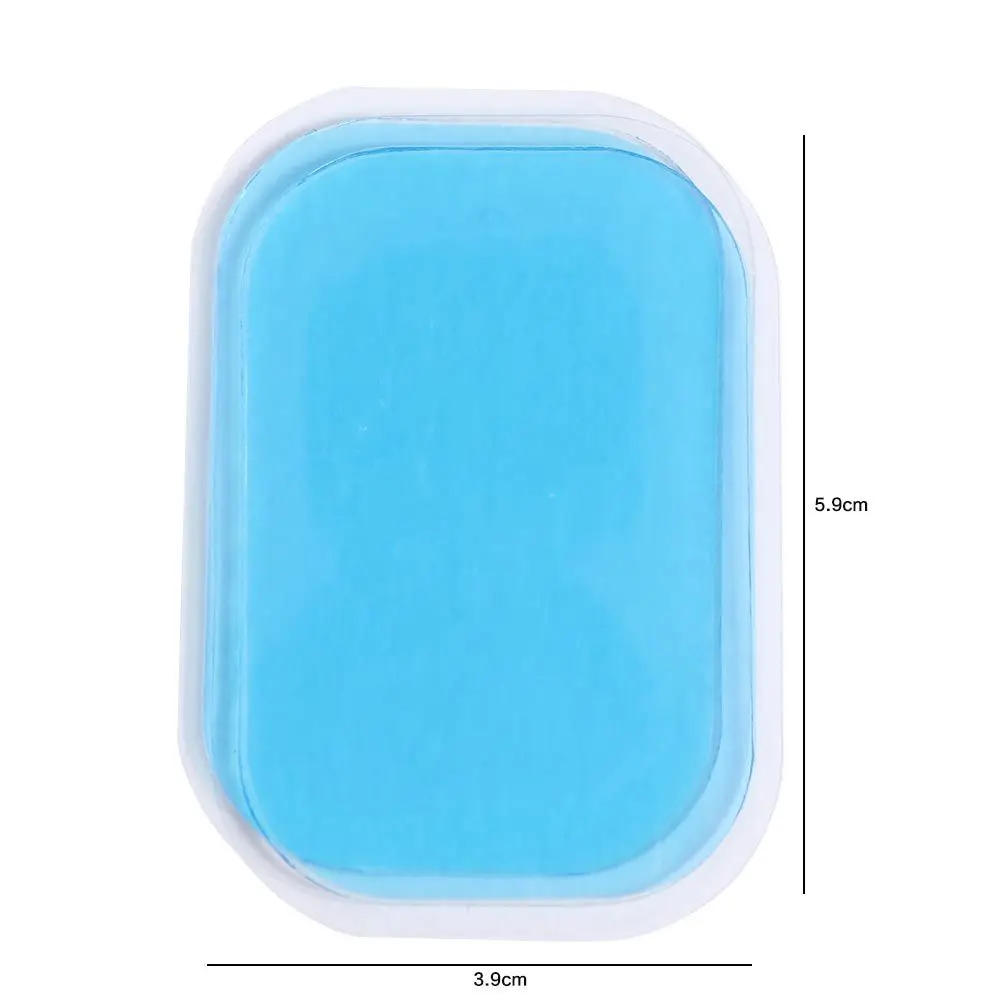 10 قطعة هيدروجيل اللياقة البدنية جل منصات القطب ملصقات الرقبة مدلك EMS المدرب هلام ABS المدرب الورك التمارين