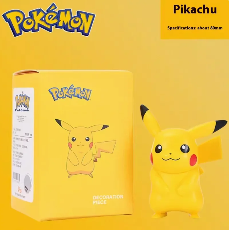 Pok É Mon Figurine Modèle Pikachu, Pok É Mon Génie, Ornement Tortue, Jouets, Peuvent être Collectés et Offrés comme Cadeaux aux Enfants