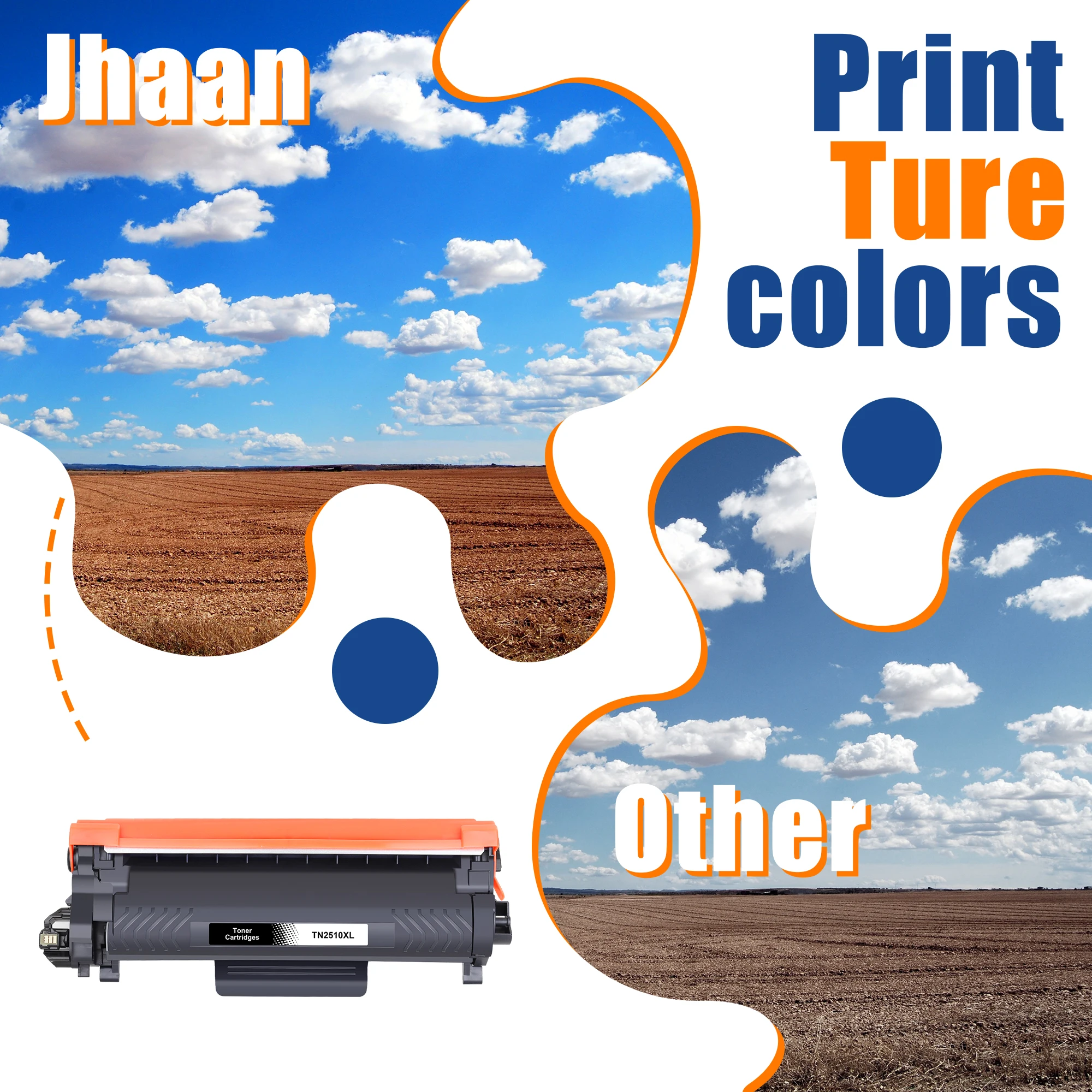 Jhaan TN2510XL mit schwarzem Chip-Toner, kompatibel mit Brother HL-L2400DWE DCP-L2620DW HL-L2445DW DCP-L2660DW DCP-L2665DW – Detail 4