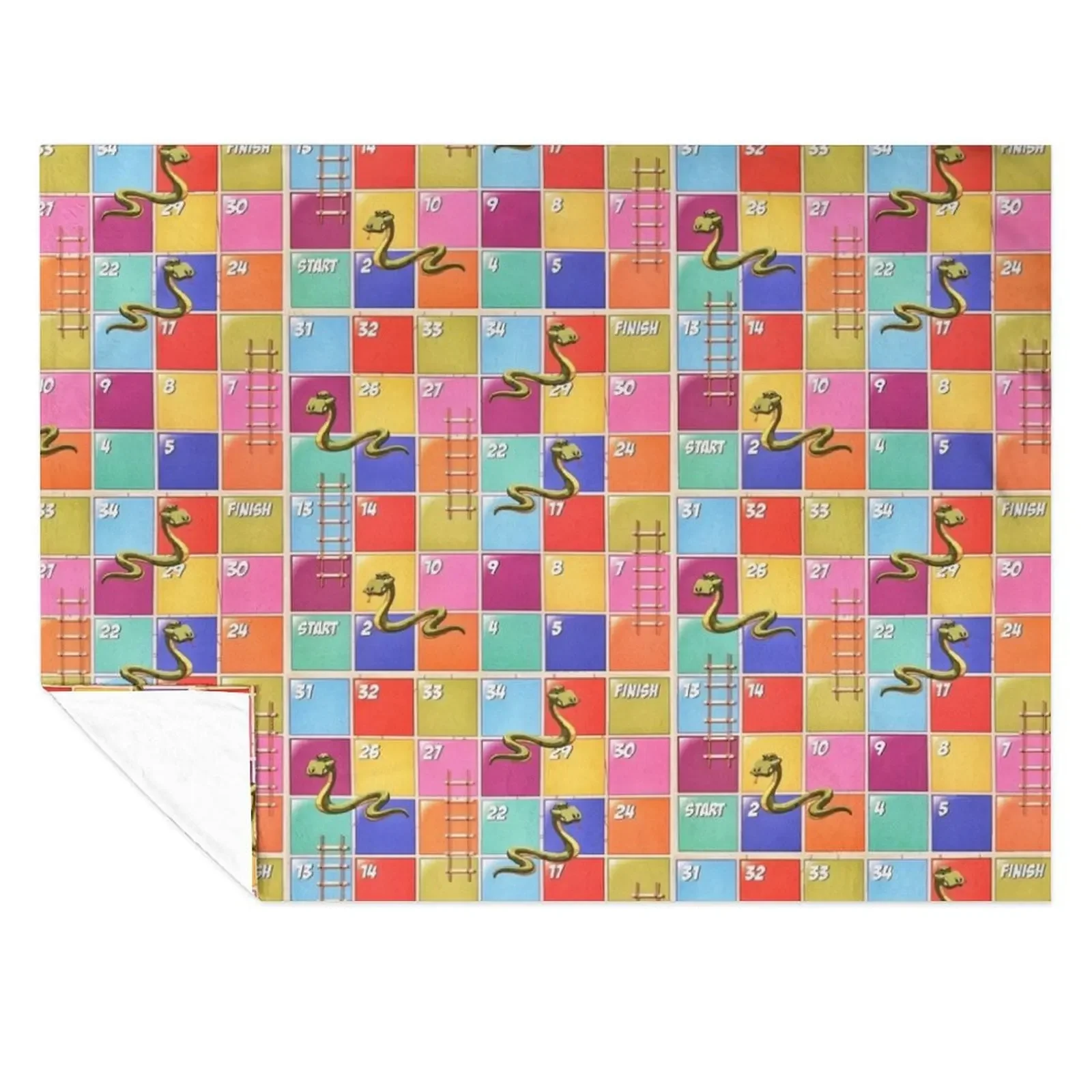 

Snakes and Ladders Throw Blanket wednesday Weighted Soft Big Fashion Sofas Blankets