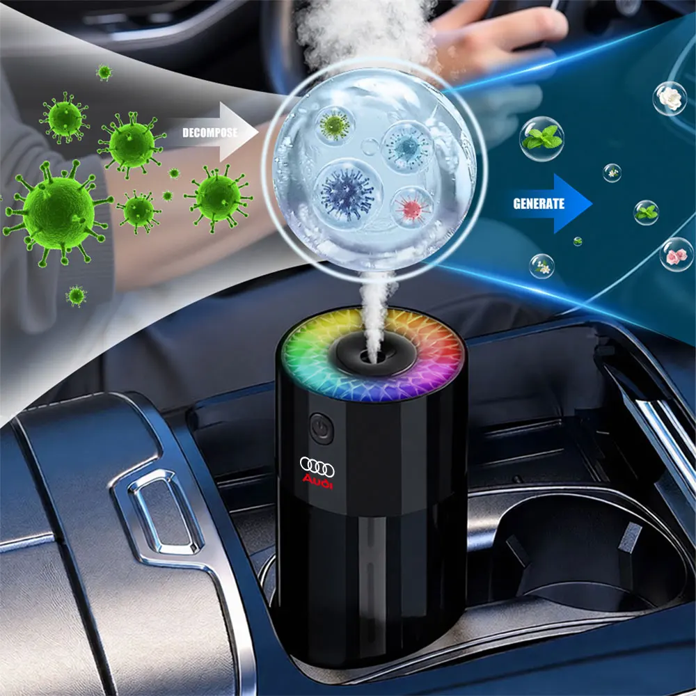 Car Mounted Perfume Aromatherapy Automatic Spray Air Diffuser Fragrance Auto Styling For Audi Sline A1 A2 A3 A4 A4L A5 A6 A7 A8 - view 2