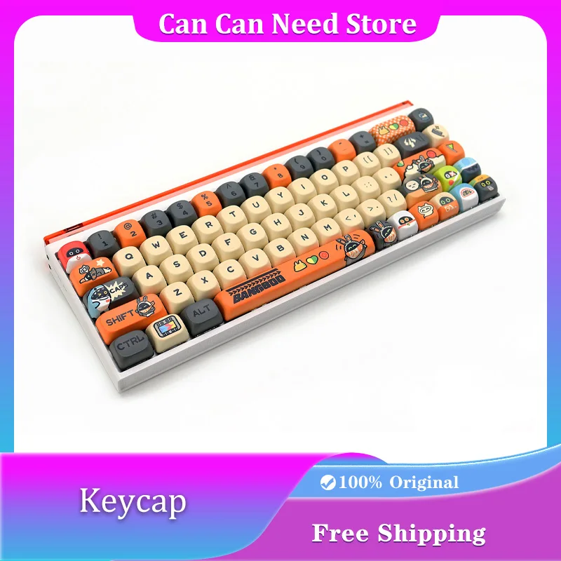 

Zenless Zone Zero Bangboo Keycap PBT KOA Profile Термосублимационная механическая клавиатура по индивидуальному заказу, аксессуары для ПК