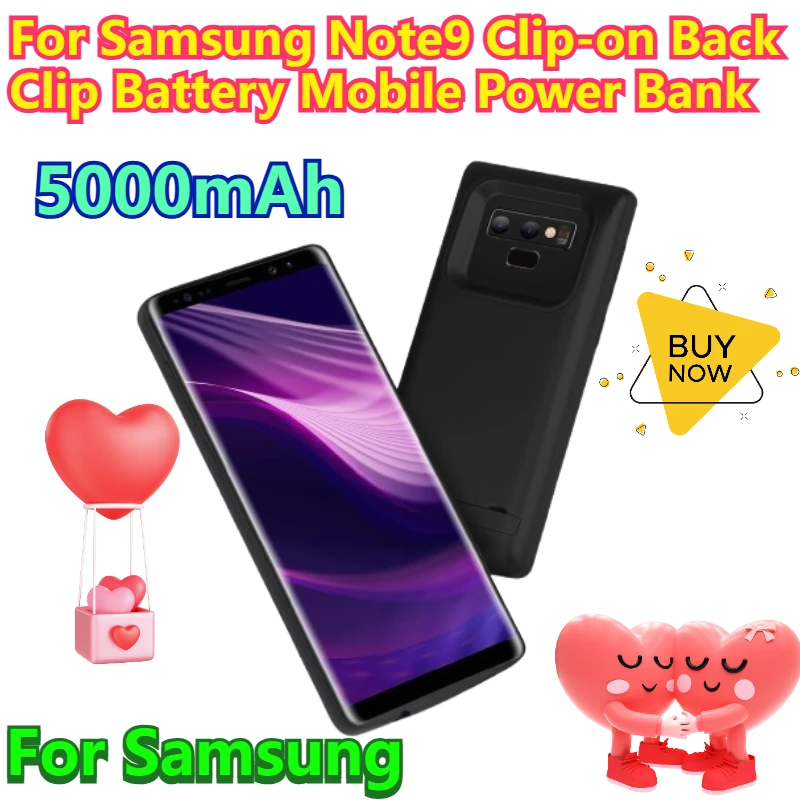 

5000mAh for Samsung Note9 Clip-on Back Clip Battery Mobile Power Bank