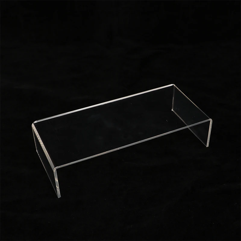 U-shaped Clear Acrylic Display Riser Stand Jewelry Display Shelf Cupcake Stand Showcase Fixtures for Candy Dessert Figures