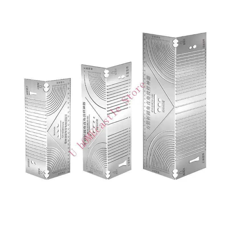 

63HF Angles & Marking Tool for Construction Stainless Scriber Marking Ruler