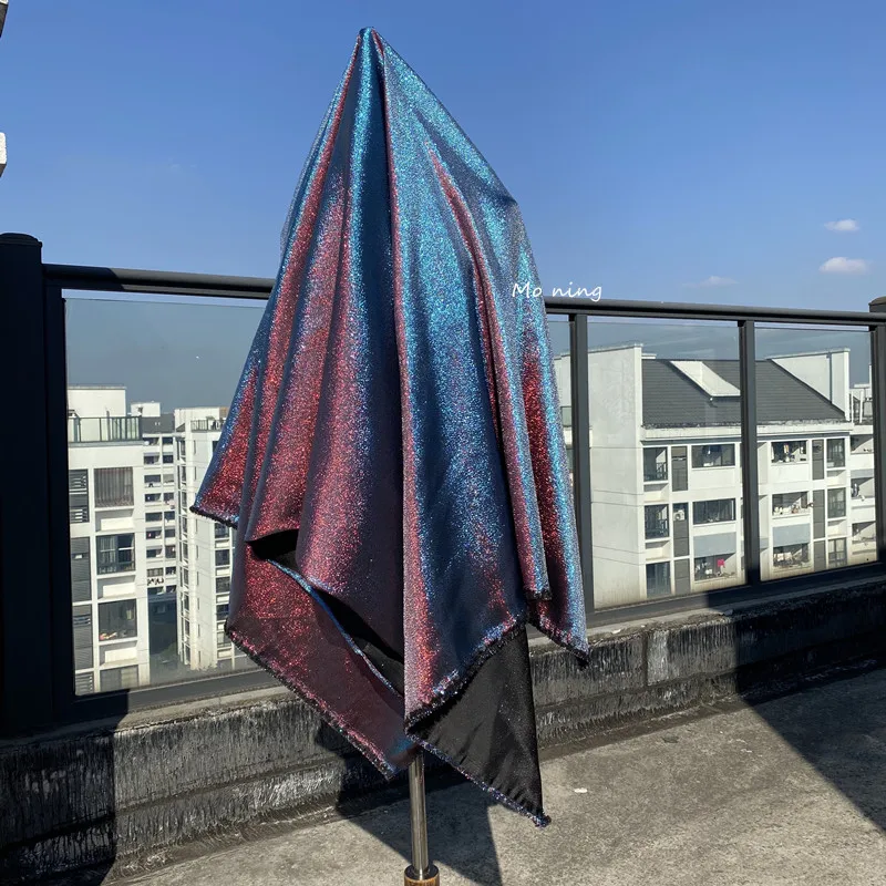 

Gradient Glossy Glitter Fabric Anti-wrinkle By The Meter for Design Suit Formal Dress Handmade Clothes Sewing Upholstery Cloth