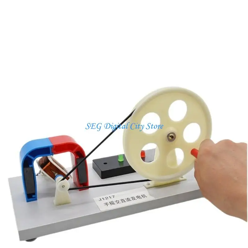 U75B Mechanical Power Physics Hand Crank Generator Hand Crank AC and D-C Generator