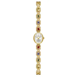 Uthai V43 Uhr für Frauen leichte Luxusmarke Retro ovale Regenbogen Armband wasserdichte Damenmode Quarzuhr Uhren