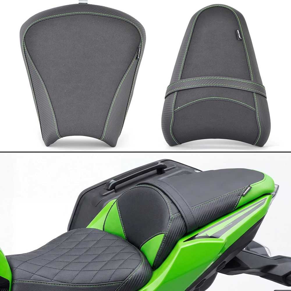

Для Kawasaki Ninja 650 Z650 мотоциклетное сиденье, переднее сиденье водителя, чехол для заднего пассажирского сиденья Ninja 650 Z 650 2017-2025