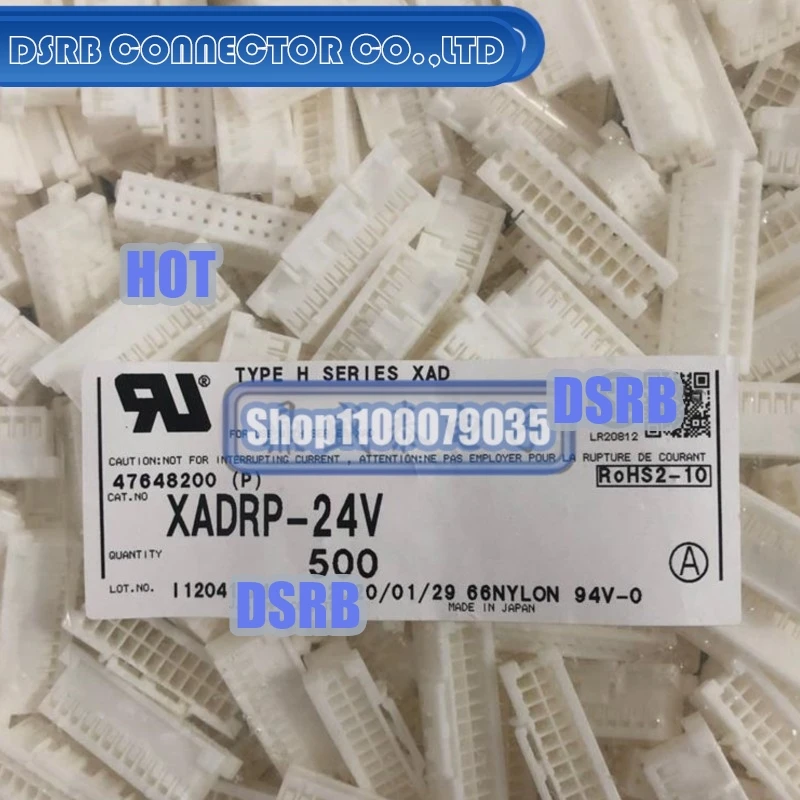 

50pcs/lot XADRP-24V Plastic shell 24P 2.5MM legs width 100% New and Original