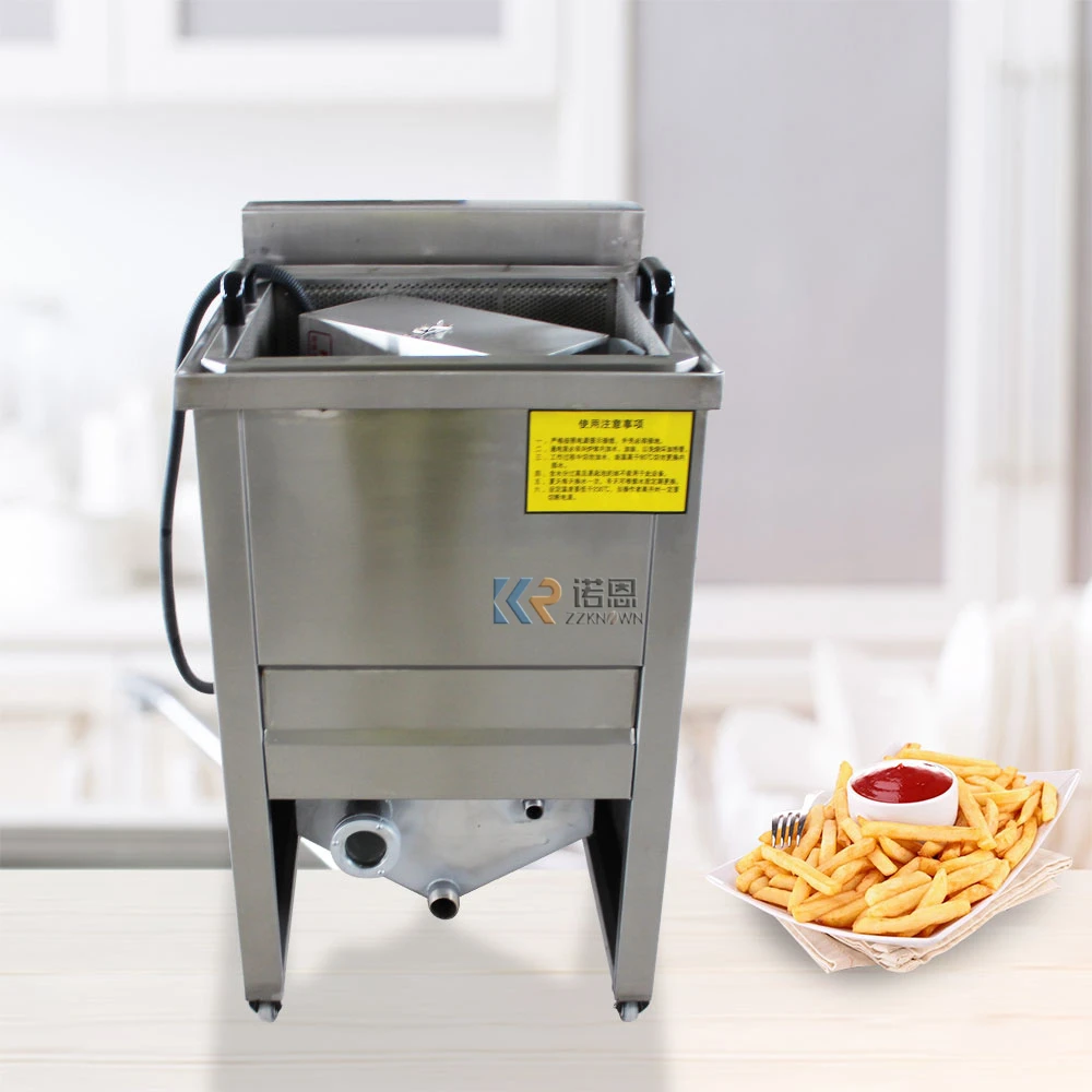 Automatic Food Frying Machine Electric Potato Chips Chicken Wings Deep Fryer French Fires Produce Line